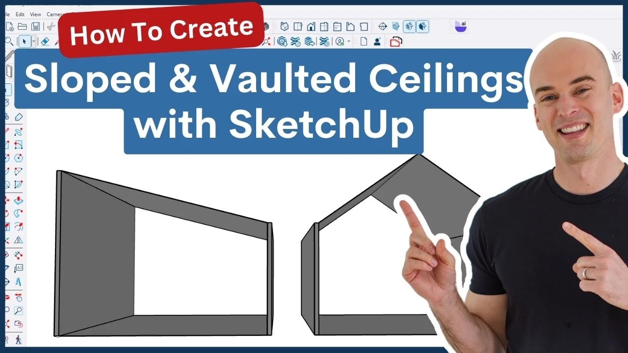 How to Create Sloped Ceilings and Vaulted Ceilings in SketchUp