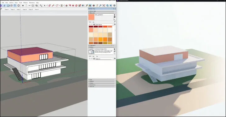 D5 Render SketchUp LiveSync in action!