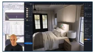 Module 7 - full primary bedroom demo project in D5 Render