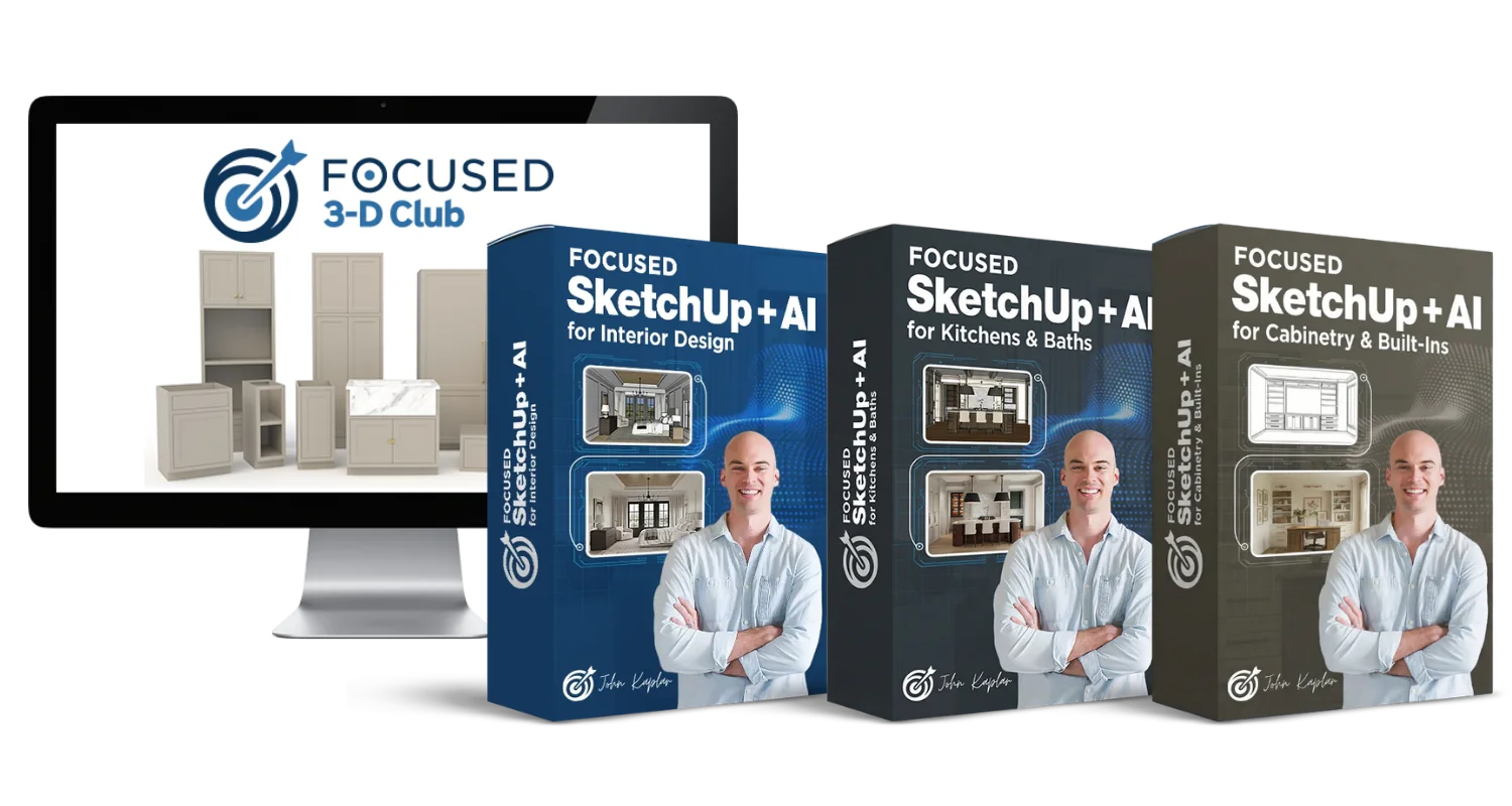 FOCUSED Full Interiors Bundle - Interior Design, Kitchens and Baths, and Cabinetry courses bundled together