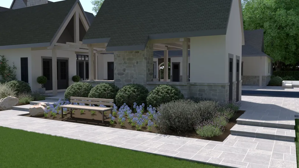 Render 15 from 7-Day SketchUp Bootcamp for Landscaping, Pools & Patios