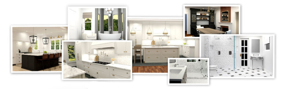 Create renders of kitchens and baths like these!