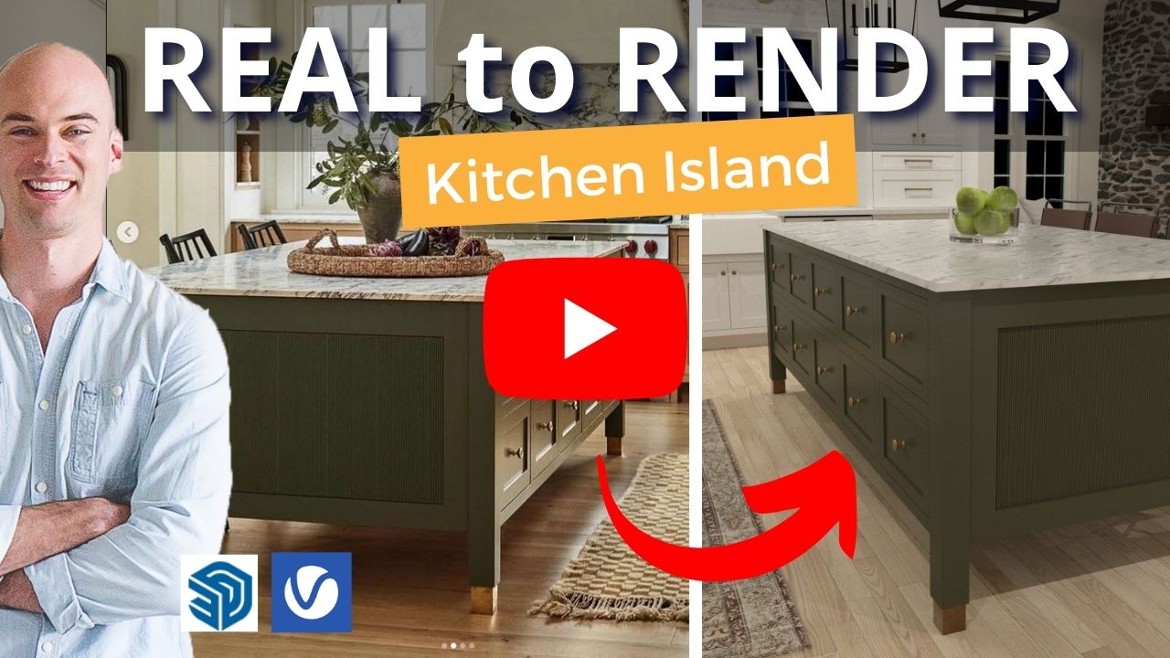 Real to Render: How to Create a Kitchen Island Using SketchUp